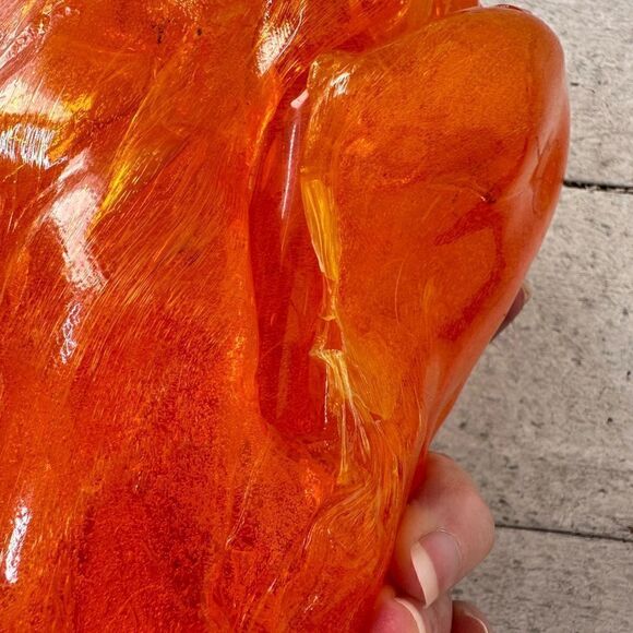 Vintage MCM Acrylic Abstract Form Candle Holder - Picture 6 of 9